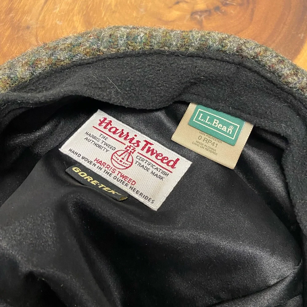 LL Bean x Harris Tweed Vintage Newsboy Bap
